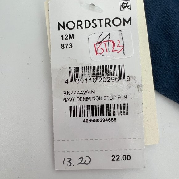 Tucker + Tate Babies' Long Sleeve Graphic Tee In Navy Denim Non Stop Fun 12M NWT - Picture 7 of 7